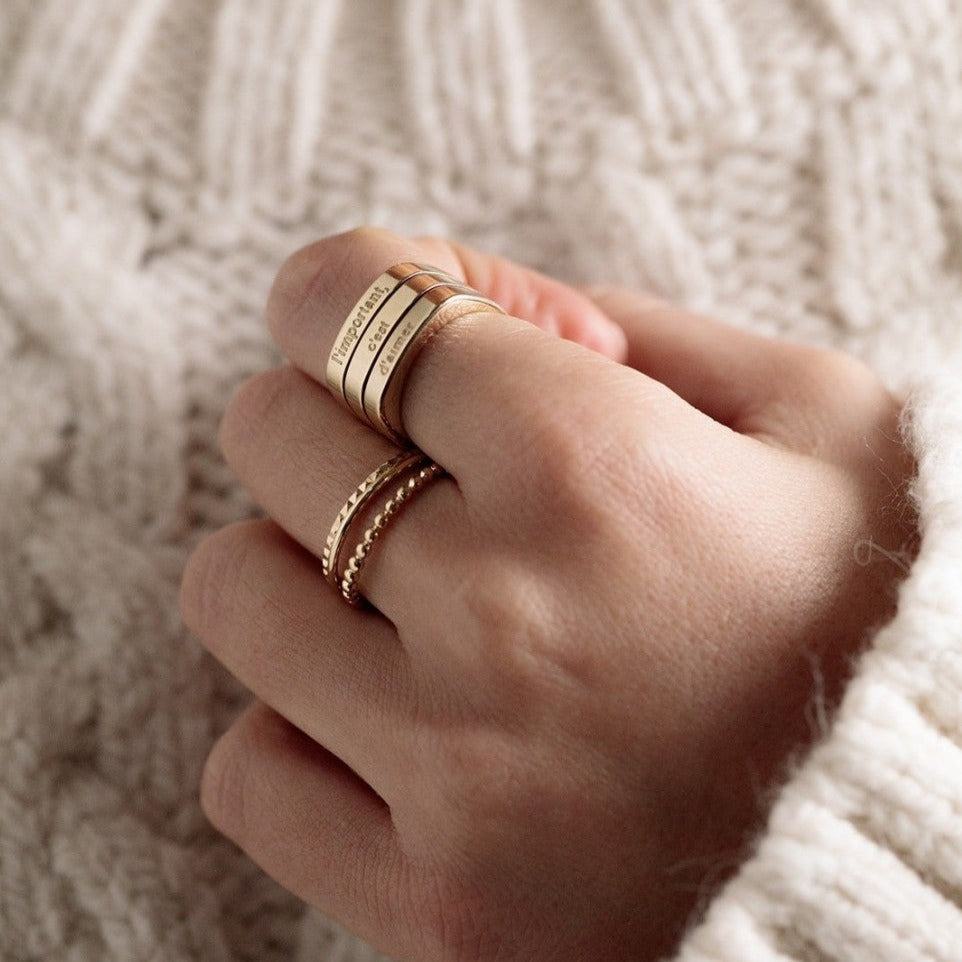 Bijoux élégants et personnalisés de Nouvel Amour, créés avec soin depuis 2007.
